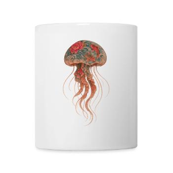 Yakuza Jellyfish – Tinte unter der Oberfläche - Tasse - Weiß - Vorne