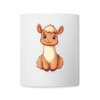Lama Alpaga Lama - Mug blanc - blanc - Devant