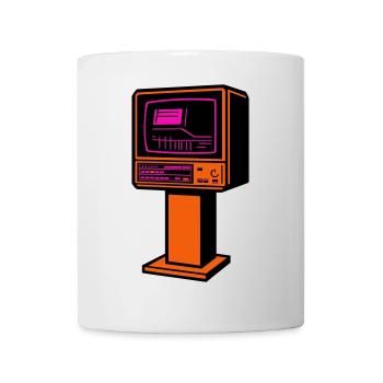 Retro-Future TV - Tasse - Weiß - Vorne