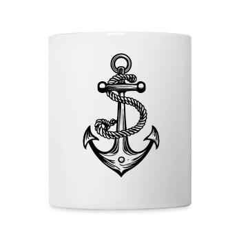 Anker Hafen - Tasse - Weiß - Vorne