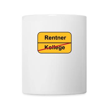 Pensionierung - Tasse - Weiß - Vorne