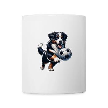 Bernhardiner Fußballspieler Champion Fan - Tasse - Weiß - Vorne