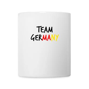 Équipe d’Allemagne, Football, Drapeau de l’Allemagne - Mug blanc - blanc - Devant