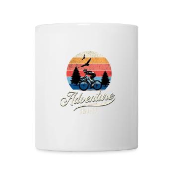 Gravel bike adventure is waiting for you - Mug - white - Front
