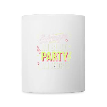 Schlager in the blood, party in the head - Mug - white - Front