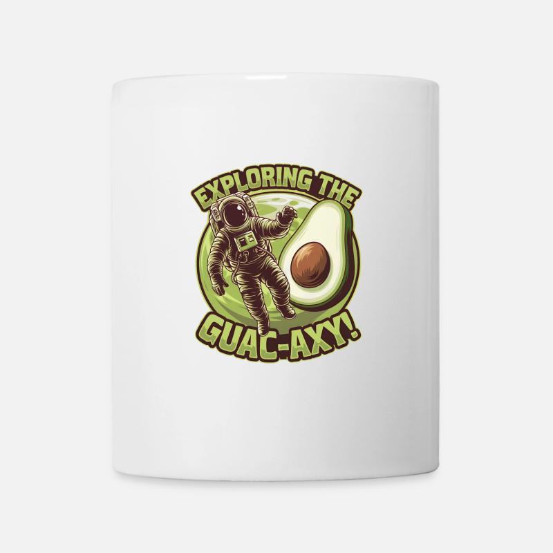 Avocat : à la découverte du Guac-Axy - Mug blanc - blanc