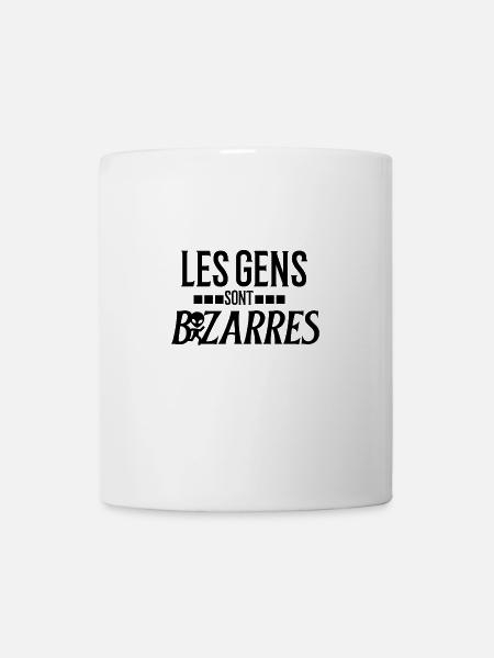 Les gens sont bizarres - Mug blanc - blanc
