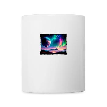 Northern Lights,Stars,Night,Planets - Mug - white - Front