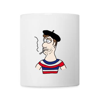 Frankreich - Tasse - Weiß - Vorne