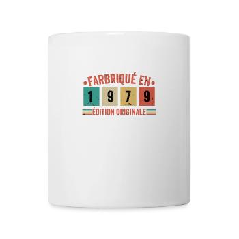 Fabriqué En 1979 édition Originale Cadeau d'anniv - Mug blanc - blanc - Devant