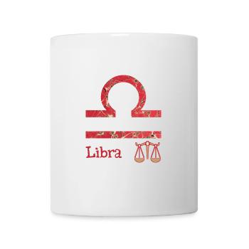 sternzeichen waage e 245 - Tasse - Weiß - Vorne