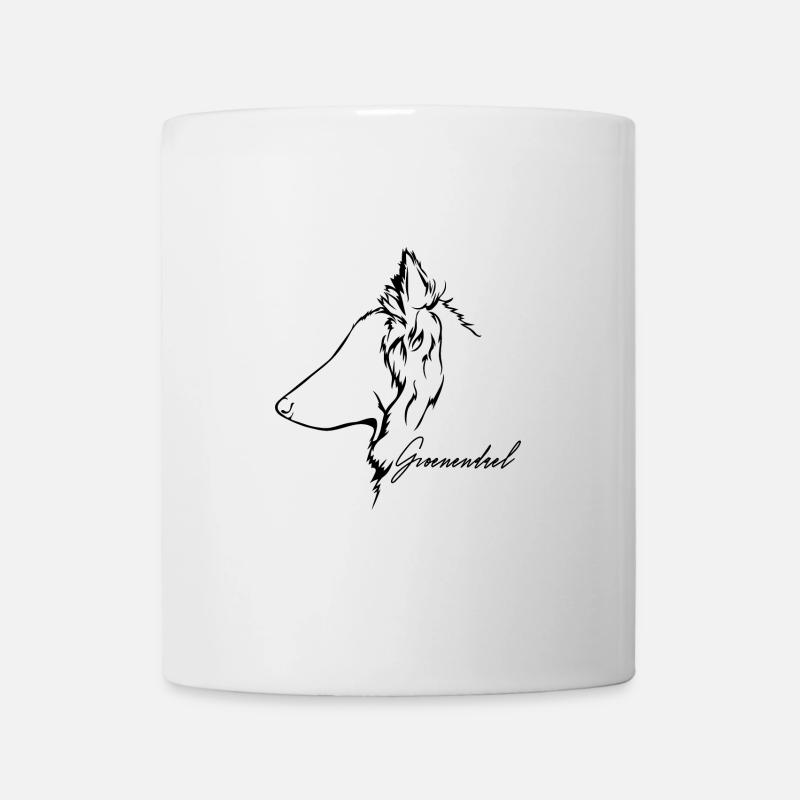 GROENENDAEL Profil Chiens Wilsigns - Mug blanc - blanc