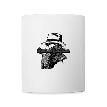 Geometrische Arabeske Lineart Mr Mafia - Tasse - Weiß - Vorne