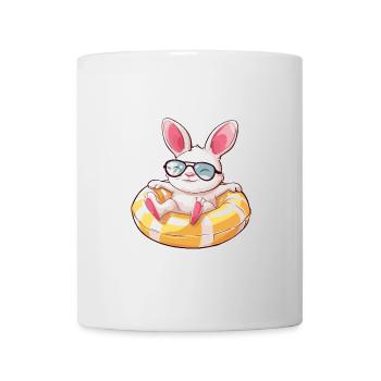 Hase Sommer Comic - Tasse - Weiß - Vorne