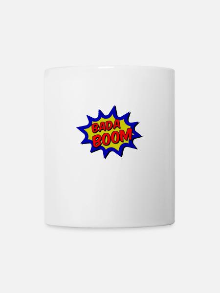 BADA BOOM Comic Sprechblase - Tasse - Weiß