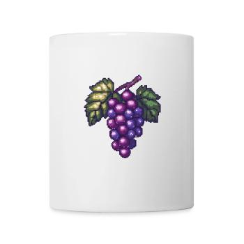 Grapes Pixel - Mug - white - Front