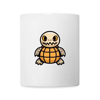 Bande dessinée Tortue Halloween - Mug blanc - blanc - Devant