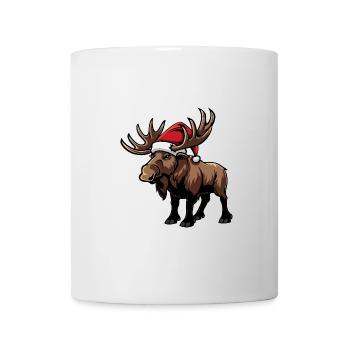Elch Weihnachten - Tasse - Weiß - Vorne