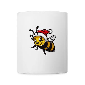 Biene Weihnachten - Tasse - Weiß - Vorne