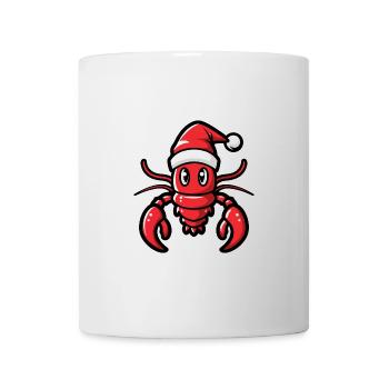 Hummer Krebs Weihnachten - Tasse - Weiß - Vorne