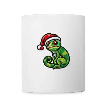 Noël caméléon - Mug blanc - blanc - Devant