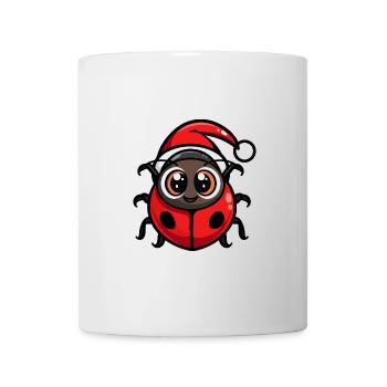 Marienkäfer Weihnachten - Tasse - Weiß - Vorne
