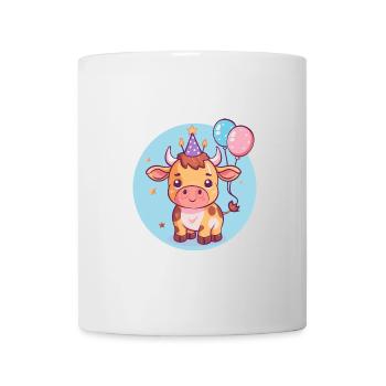 Stier Geburtstag Comic - Tasse - Weiß - Vorne