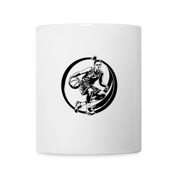 Basketteur Basketteur Basketteur Silhouette - Mug blanc - blanc - Devant