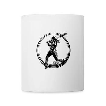 Baseball Silhouette - Mug - white - Front