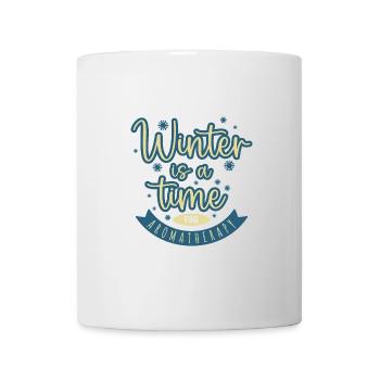 L’hiver est une période pour l’aromathérapie - Mug blanc - blanc - Devant