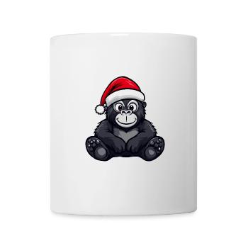 Gorilla Weihnachten Christmas - Mug - white - Front