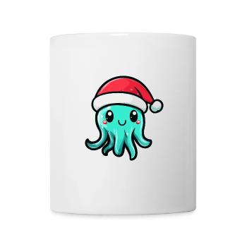 Méduse Noël Noël - Mug blanc - blanc - Devant