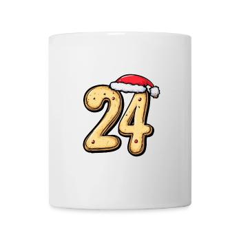 24 Numéro Noël - Mug blanc - blanc - Devant