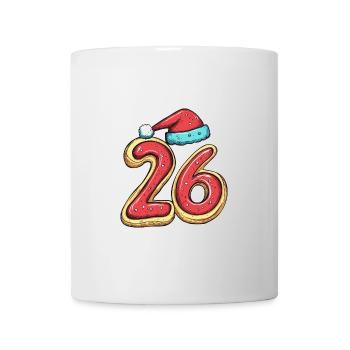 26 Zahl Weihnachten - Tasse - Weiß - Vorne