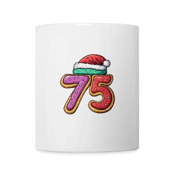 75 Number Christmas - Mug - white - Front