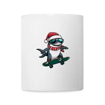 Shark Christmas Funny - Mug - white - Front