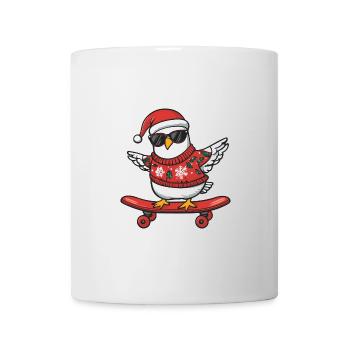 Dove Bird Christmas Funny - Mug - white - Front