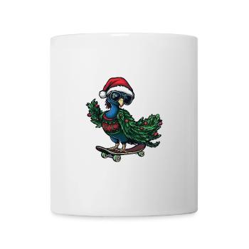 Peacock Bird Christmas Funny - Mug - white - Front