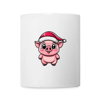 Pig Christmas Cute - Mug - white - Front