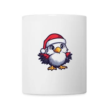 Aigle Noël mignon - Mug blanc - blanc - Devant