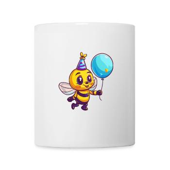Abeille Anniversaire Bébé - Mug blanc - blanc - Devant