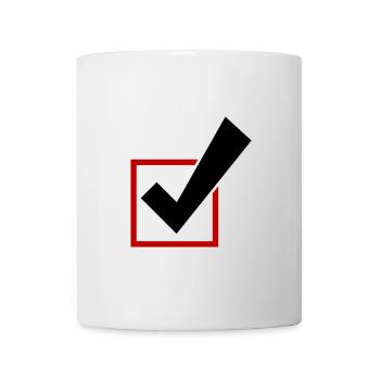 Tick Select Tick Symbol - Mug - white - Front