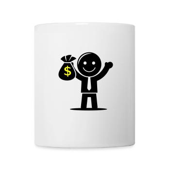 Money Cash Hustle Money Bag - Mug - white - Front