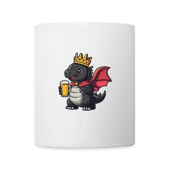 Dragon Bière Drôle - Mug blanc - blanc - Devant