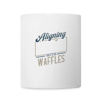 Aligning My Energy With Waffles Inspiration - Mug - white - Front