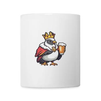 Pigeon Bird Beer Funny - Mug - white - Front