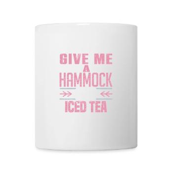 Donnez-moi un hamac et du thé glacé Détente - Mug blanc - blanc - Devant