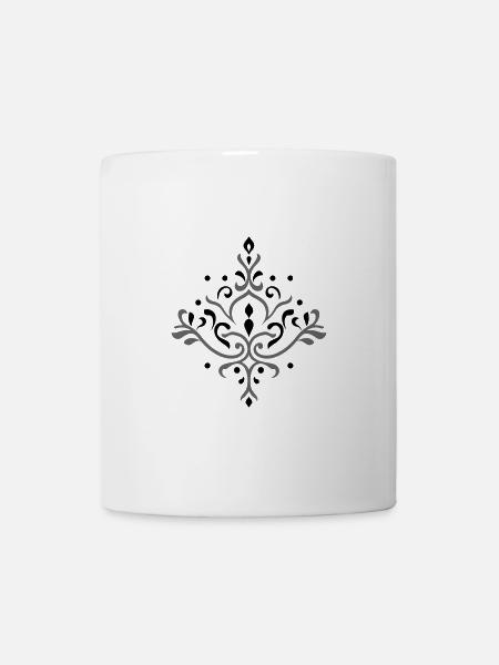 Ornament Boho - Tasse - Weiß