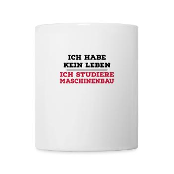 MASCHINENBAU - Tasse - Weiß - Vorne