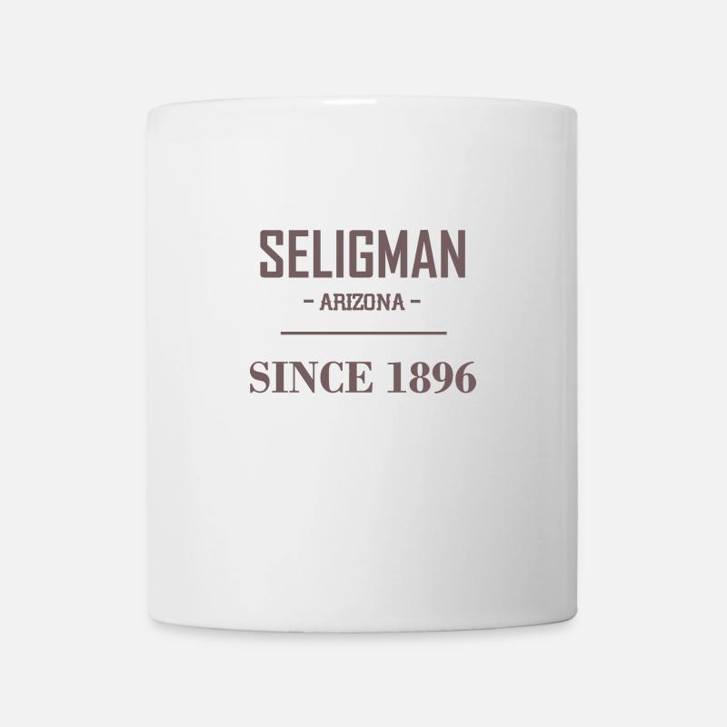 Seligman since 1896. Seligman Arizona, US Road 66 - Mug - white
